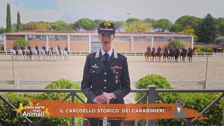Il carosello storico dei carabinieri